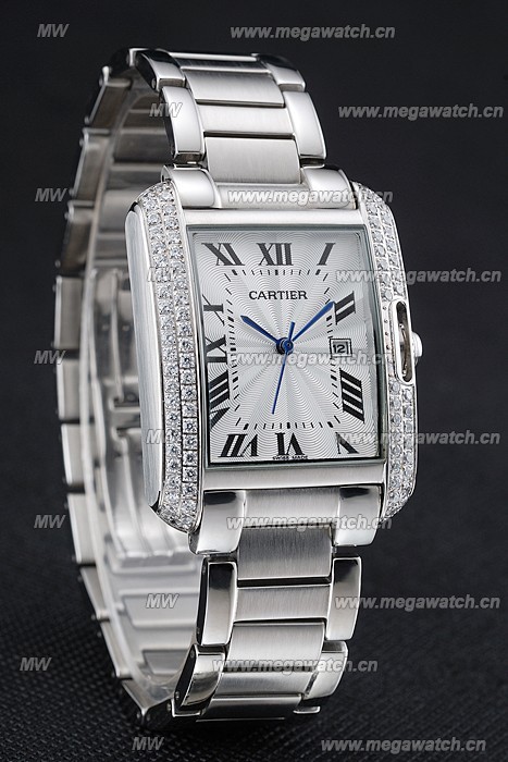 White Dial Cartier Tank replica